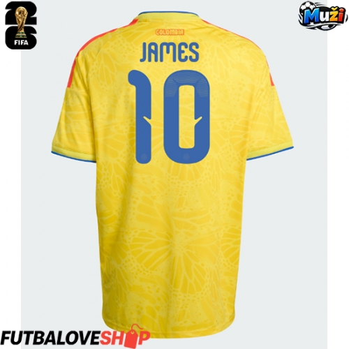 Dres Kolumbia James Rodriguez #10 Domáci MS 2026 Krátky Rukáv